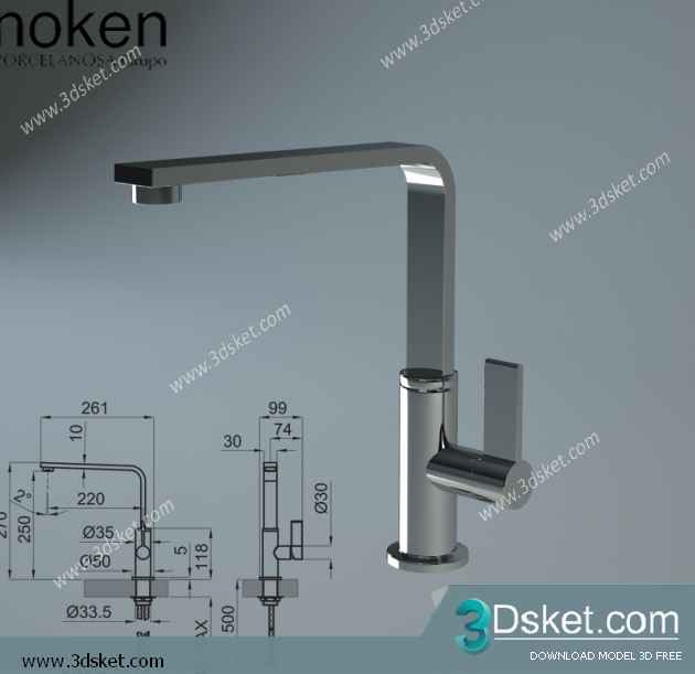 Free Download Kitchen Accessories 3D Model 0144