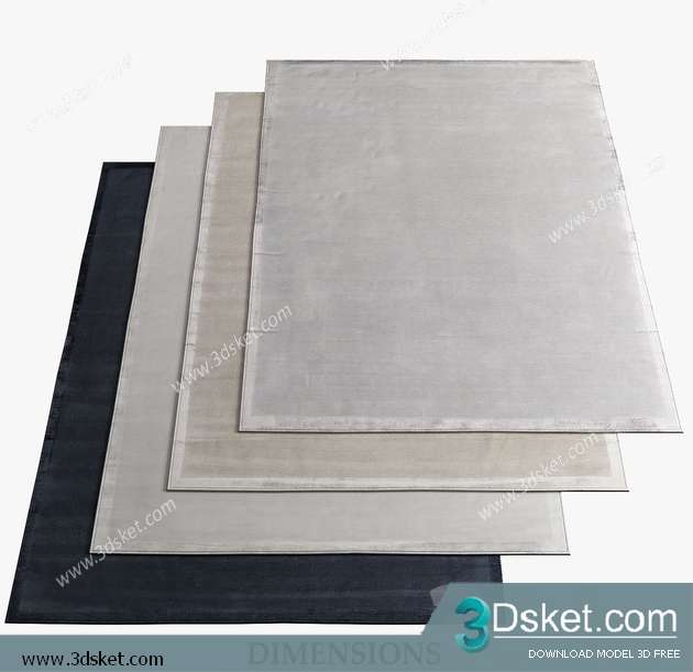 Free Download Carpets 3D Model Thảm 0138