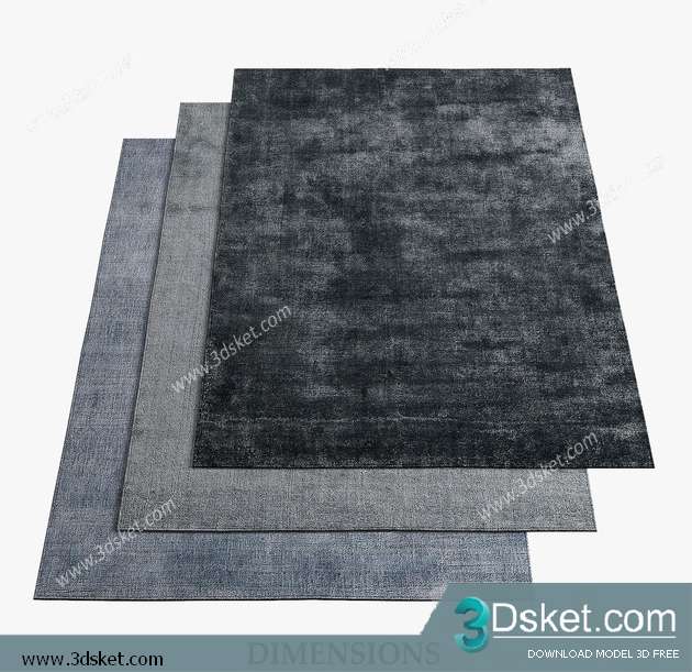 Free Download Carpets 3D Model Thảm 0140