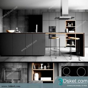 Free Download Kitchen 3D Model 0137