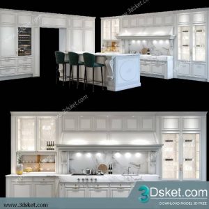 Free Download Kitchen 3D Model 0138
