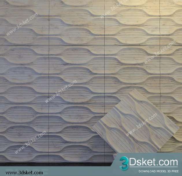 Free Download 3D Panel 3D Model 054