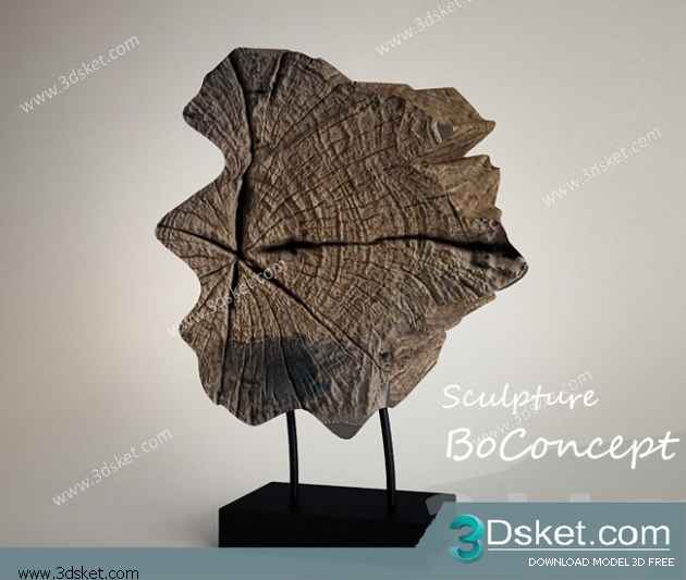 Free Download Sculpture 3D Model Điêu Khắc 064