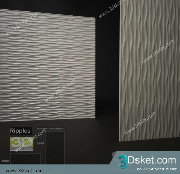 Free Download 3D Panel 3D Model 056