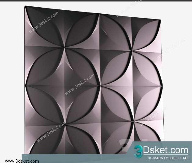 Free Download 3D Panel 3D Model 057