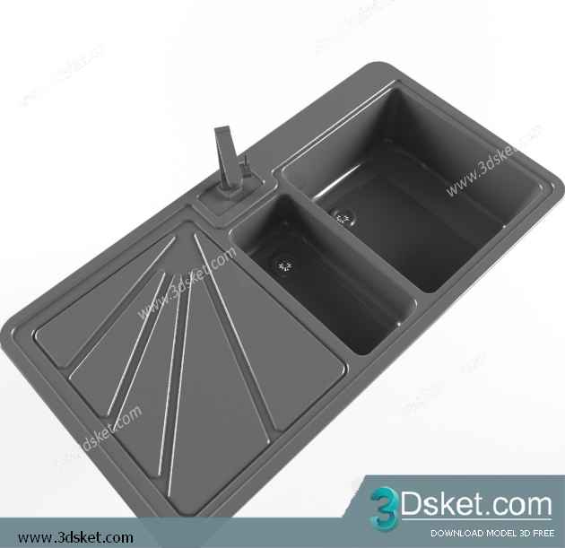 Free Download Kitchen Accessories 3D Model 0166