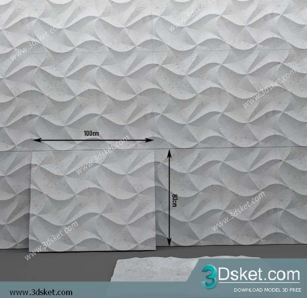 Free Download 3D Panel 3D Model 066