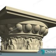 Free Download Decorative Plaster 3D Model 113