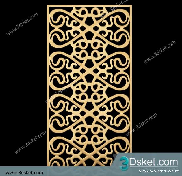 Free Download 3D Panel 3D Model 071