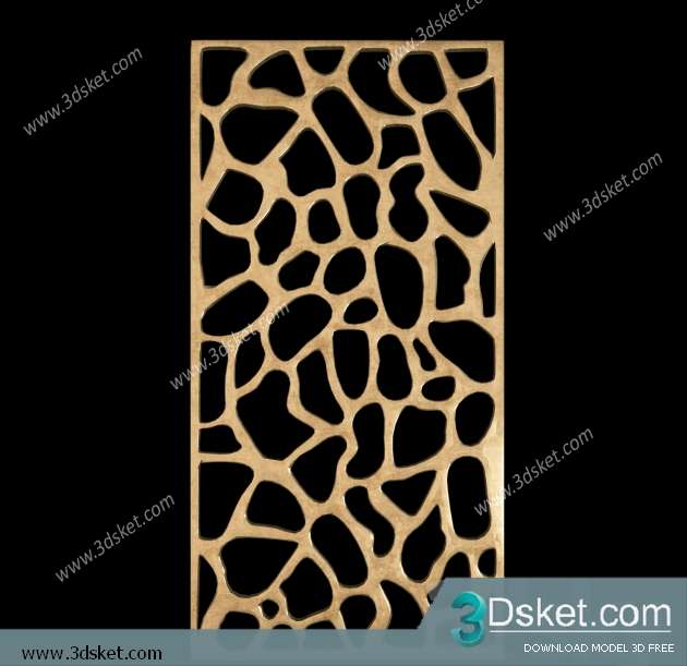 Free Download 3D Panel 3D Model 086