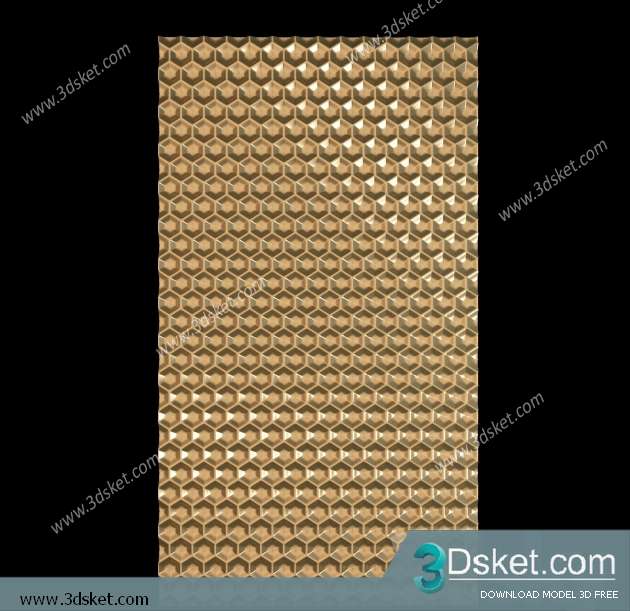 Free Download 3D Panel 3D Model 093