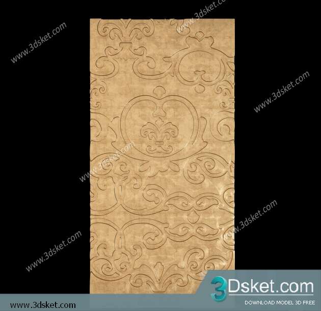 Free Download 3D Panel 3D Model 095