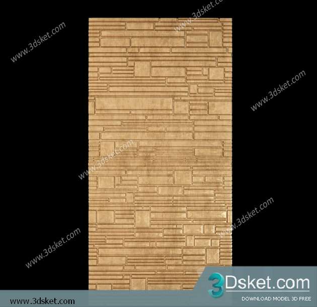 Free Download 3D Panel 3D Model 096