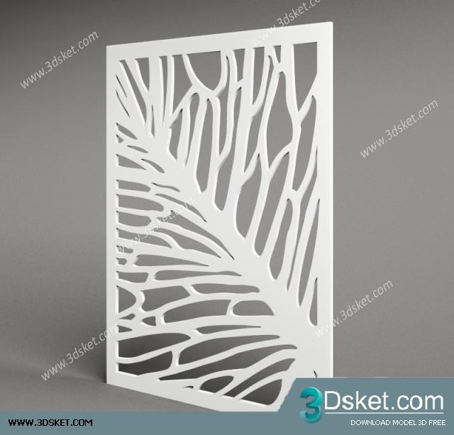 Free Download Decorative Plaster 3D Model 110