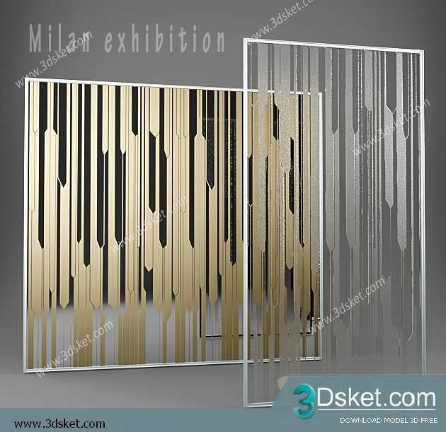 Free Download 3D Panel 3D Model 099