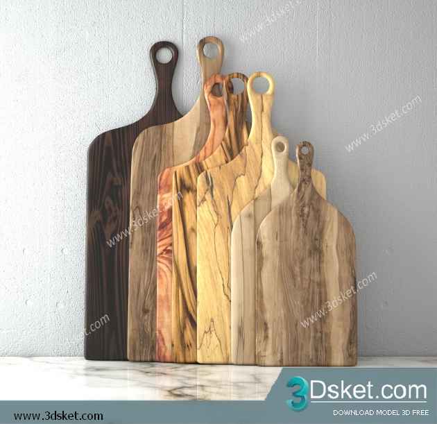 Free Download Kitchen Accessories 3D Model 0170