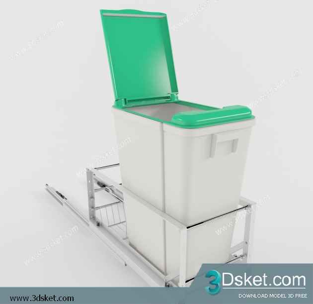 Free Download Kitchen Accessories 3D Model 0174