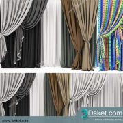 Free Download Curtain 3D Model Rèm 079