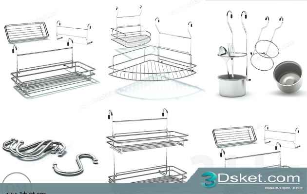 Free Download Kitchen Accessories 3D Model 0179