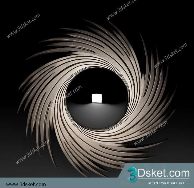 Free Download Mirror 3D Model Gương 053