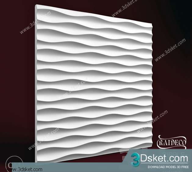 Free Download 3D Panel 3D Model 0104