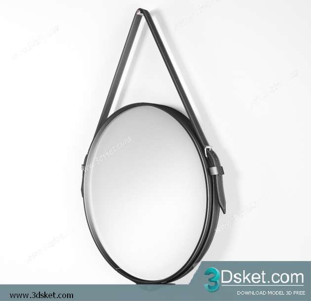 Free Download Mirror 3D Model Gương 055