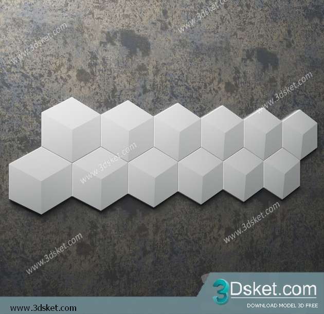 Free Download 3D Panel 3D Model 0107