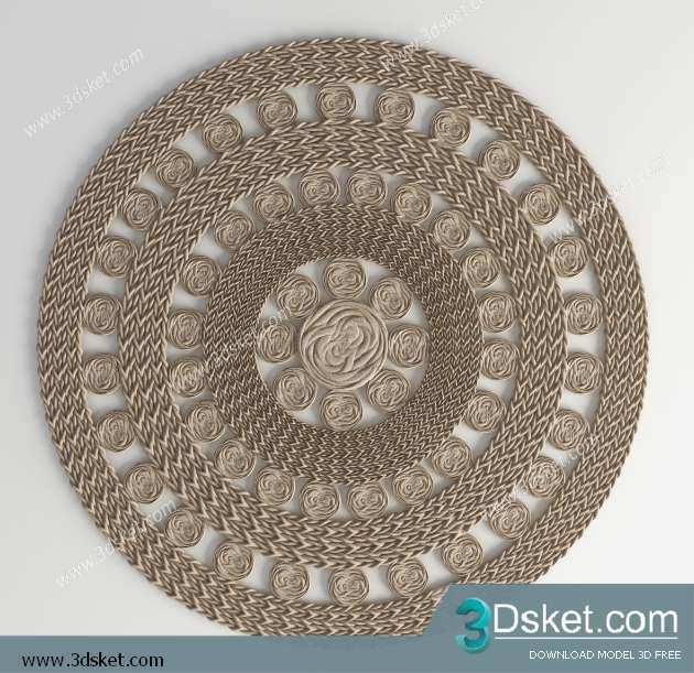 Free Download Carpets 3D Model Thảm 056