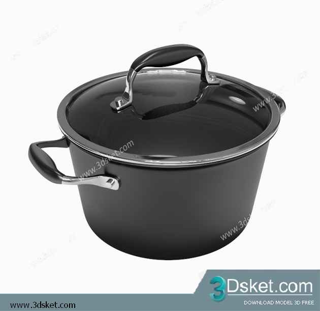 Free Download Kitchen Accessories 3D Model 0184