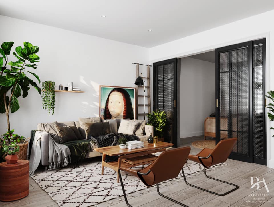3D Interior Model Kitchen Living room 0182 Scene 3dsmax