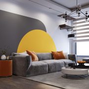 3D Interior Model Kitchen Living room 0191 Scene 3dsmax
