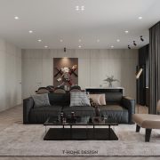 3D Interior Model Kitchen Living room 0208 Scene 3dsmax