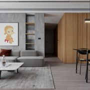 3D Interior Model Kitchen Living room 0211 Scene 3dsmax