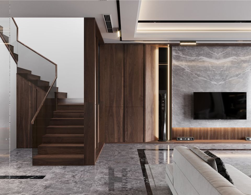 3D Interior Model Kitchen Living room 0216 Scene 3dsmax