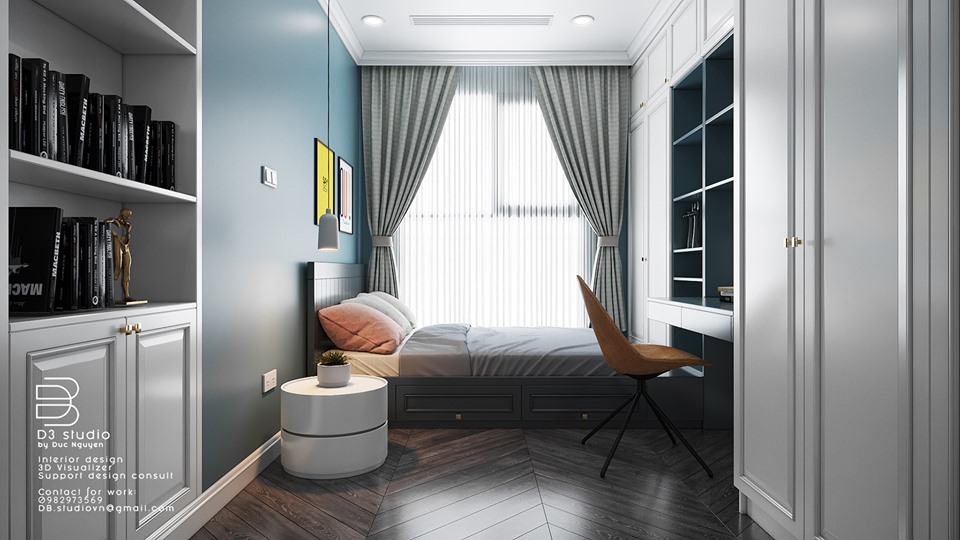 3D Interior Model Bed Room 0105 Scene 3dsmax