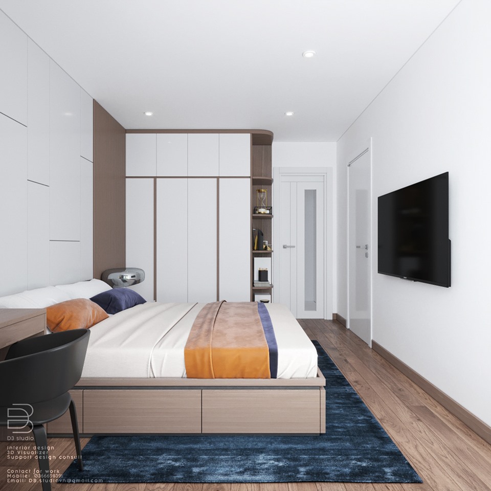 3D Interior Model Bed Room 0111 Scene 3dsmax