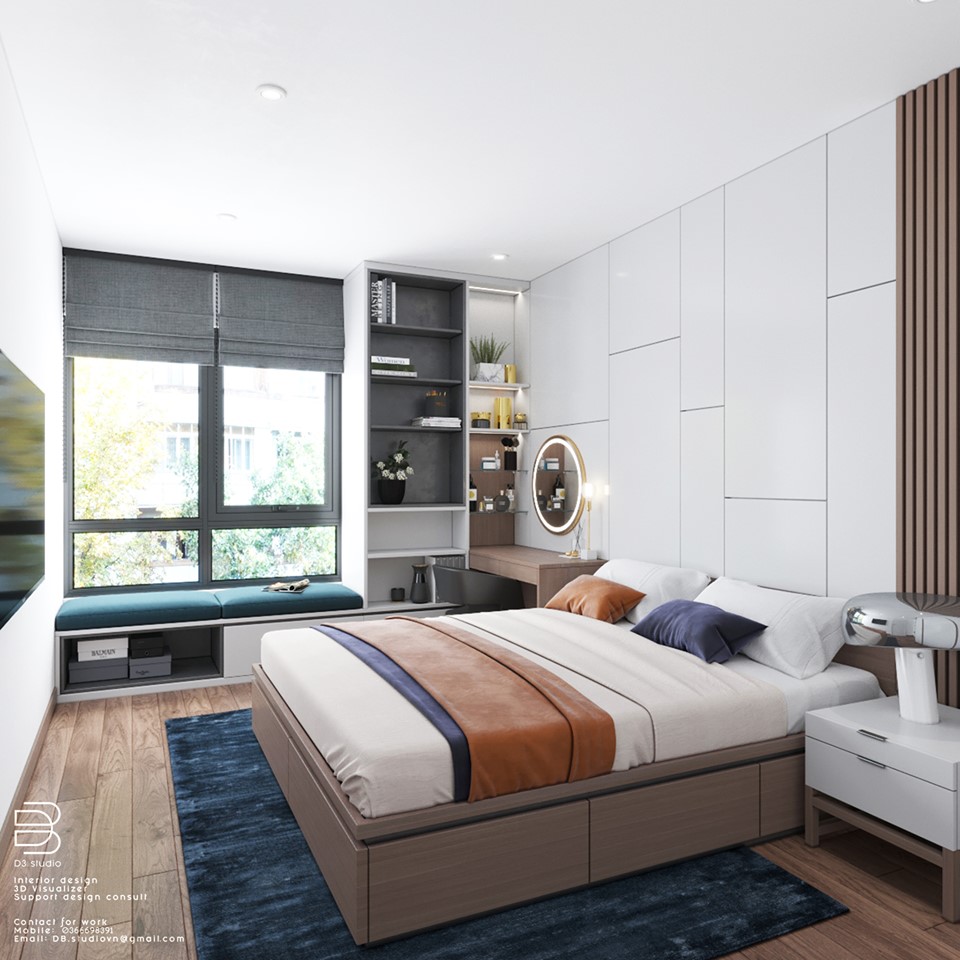 3D Interior Model Bed Room 0111 Scene 3dsmax