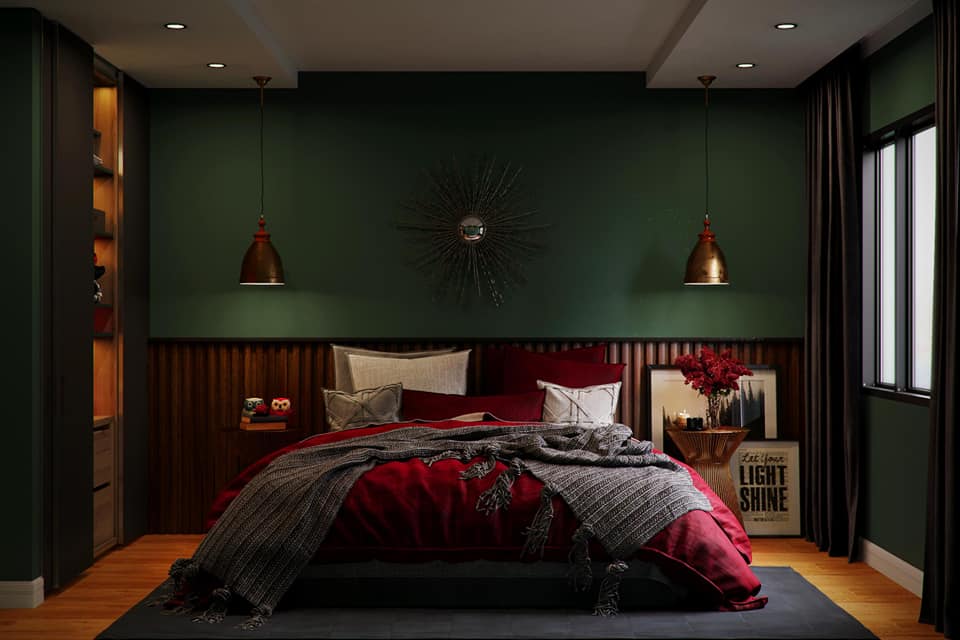 3D Interior Model Bed Room 0125 Scene 3dsmax