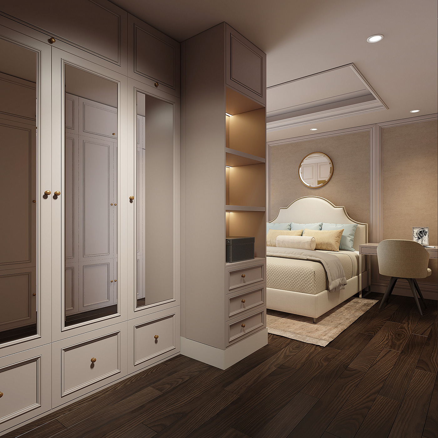 3D Interior Model Bed Room 0135 Scene 3dsmax