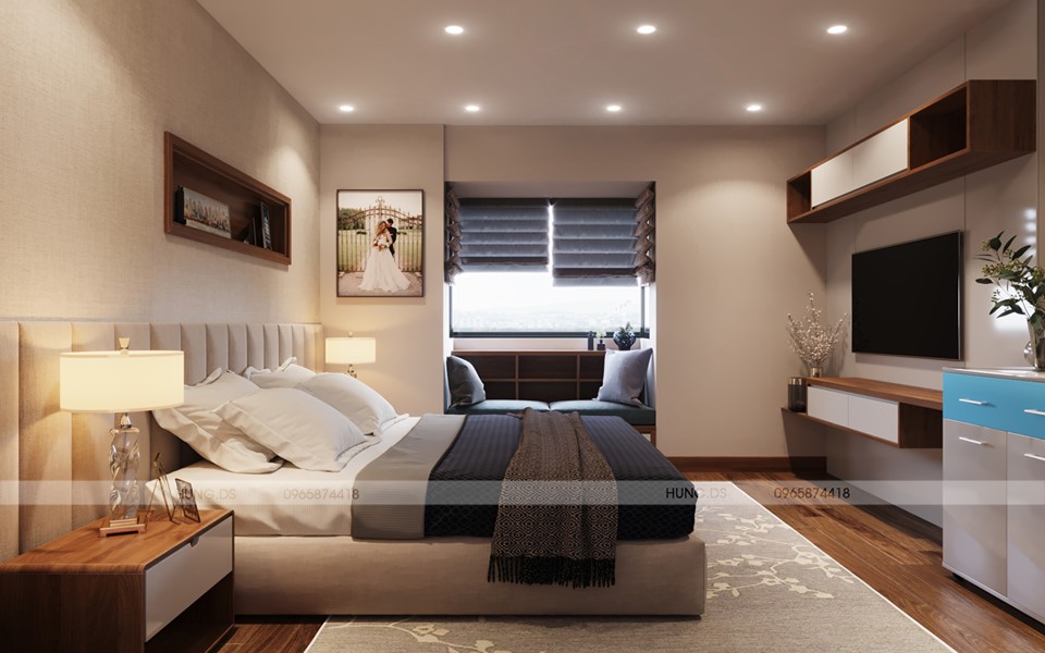 3D Interior Model Bed Room 0150 Scene 3dsmax