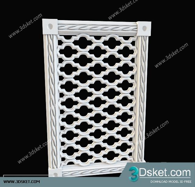 Free Download Decorative Plaster 3D Model 111