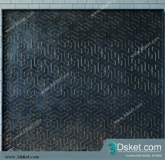 Free Download 3D Panel 3D Model 0116