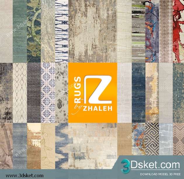 Free Download Carpets 3D Model Thảm 061