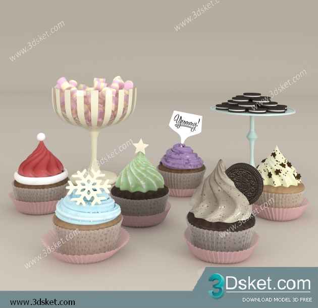 Free Download Kitchen Accessories 3D Model 0189