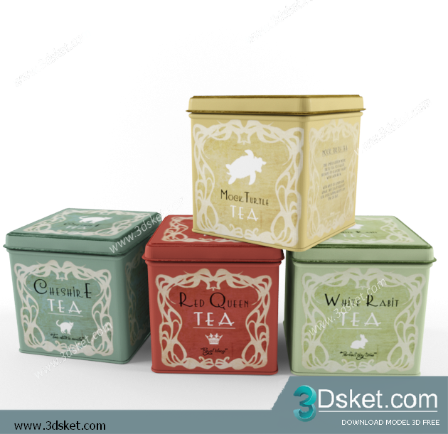 Free Download Kitchen Accessories 3D Model 0190