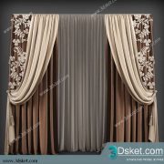 Free Download Curtain 3D Model Rèm 098