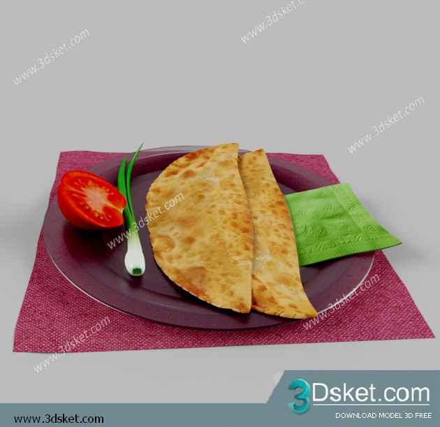 Free Download Kitchen Accessories 3D Model 0191