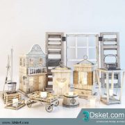 Free Download Decorative set 3D Model 0226