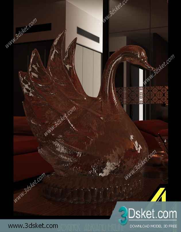 Free Download Sculpture 3D Model Điêu Khắc 054