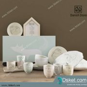Free Download Decorative set 3D Model 0235